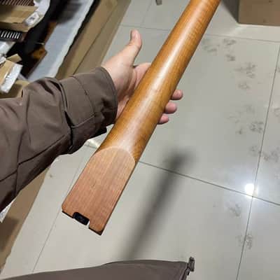 1 Headless ss 24frets roasted maple electric guitar neck Rosewood fingerboard C contour 25.5 spoke truss rod image 1