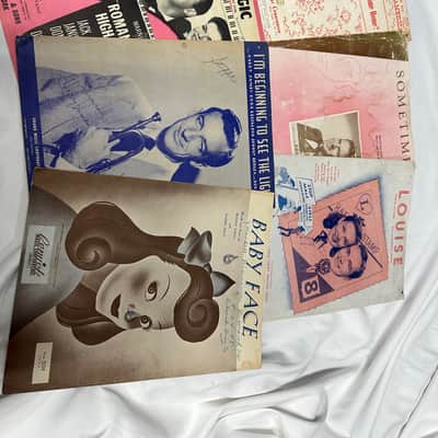 Lot of 17 Old Vintage Sheet Music Connie Francis, Zip-A-Dee-Doo-Dah, Dave Coleman, & More image 2