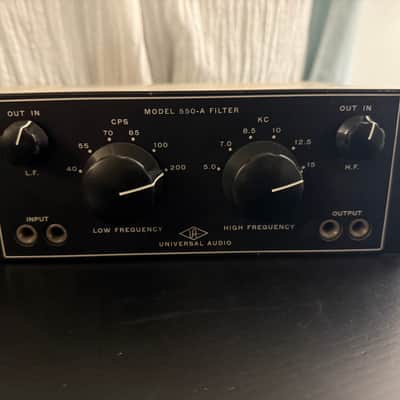 Original Universal Audio 550-A Filter Pair image 4
