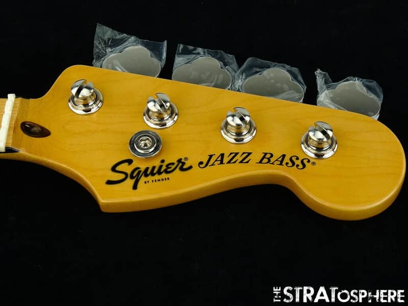 Fender Squier Classic Vibe 70s Jazz J Bass NECK & TUNERS Maple Block image 1