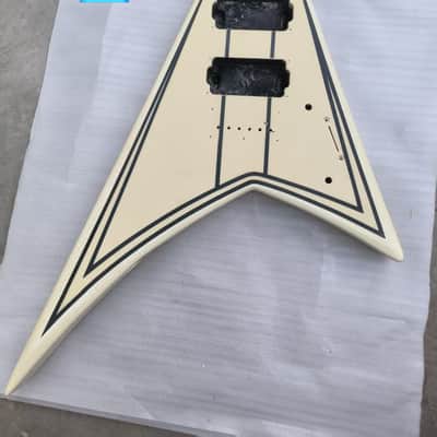 HH Mini Flying V Style Electric Guitar Body image 1