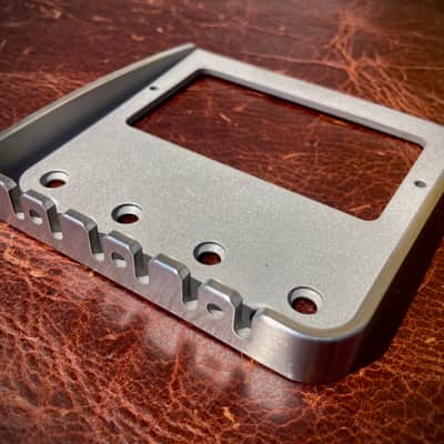 Van Dyke-Harms Telecaster Humbucker Bridge, Cut for Bigsby Tremolo 2024 - Stainless Steel image 2