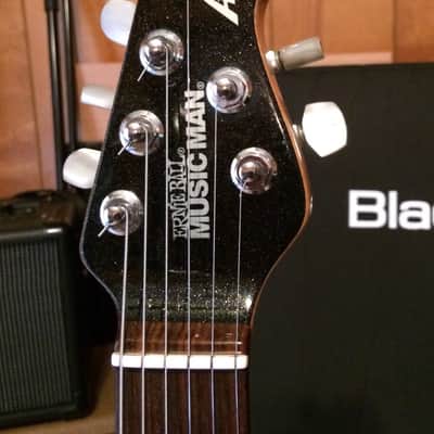 Ernie Ball Music Man Axis Super Sport (USA Made) Black Sparkle WHSC image 5