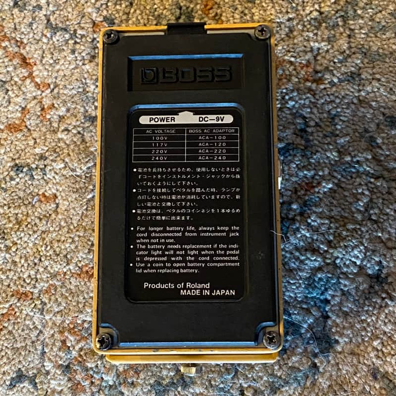 Boss TW-1 Touch Wah “Long Dash/Silver Screw/Skeleton Switch” MADE