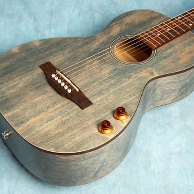 Art & Lutherie Roadhouse Parlor Denim Blue Q-Discrete A/E no Bag/Case image 3