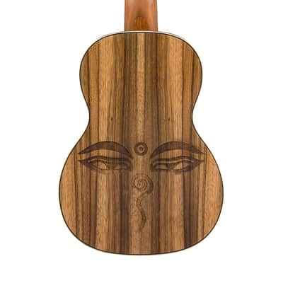 Used Fender Dhani Harrison Uke - Sapphire Blue w/ Walnut FB image 7
