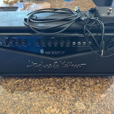 Hughes & Kettner Warp 7 2-Channel 100-Watt Solid State Guitar Amp Head 2002 - 2005 - Black image 2