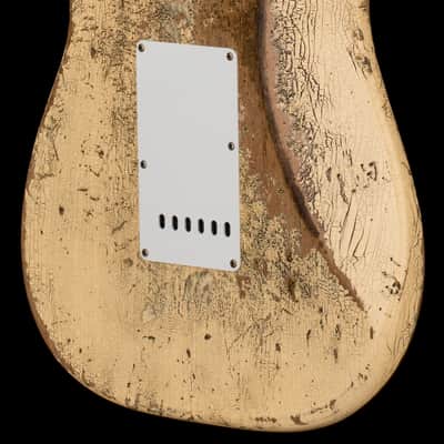 Fender Custom Shop Yngwie Malmsteen Signature Stratocaster Heavy Relic - Vintage White #40437 image 9