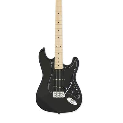 Aria STG-003SPL-M/BK Pro II STG Series Basswood Body Bolt-On Maple Neck 6-String Electric Guitar image 1