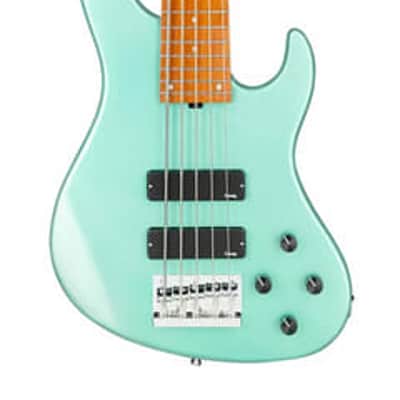 Sadowsky MetroExpress 5-String 24-Fret Modern Bass Roasted Maple Fingerboard 5-String Solid Sage Green Metallic High Polish image 10
