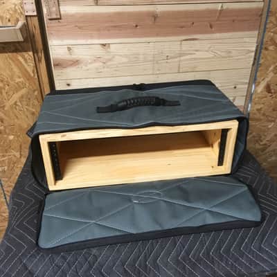 Sanctus Sound 3U API RACK AND TRAVEL CASE Classic Oak image 1