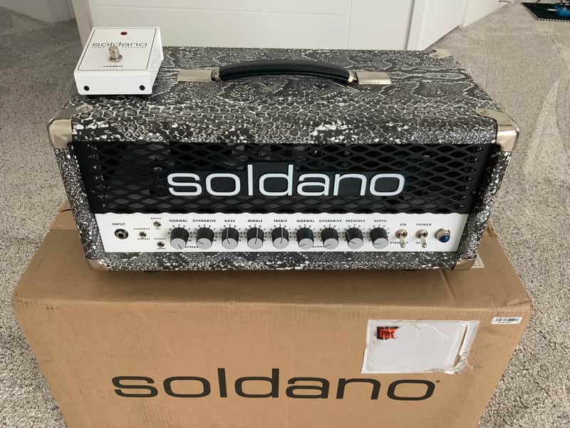 Soldano SLO Mini 30-Watt Solid-State Guitar Amp Head Snakeskin