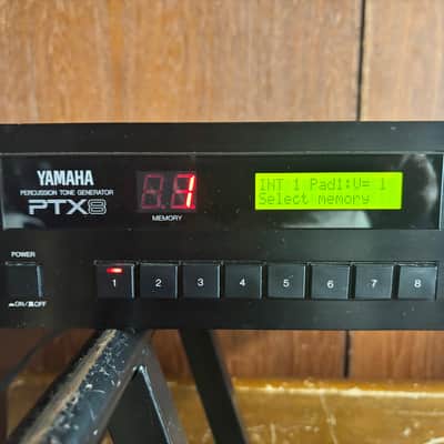 YAMAHA PTX8 PERCUSSION TONE GENERATOR drum synth New internal battery image 3