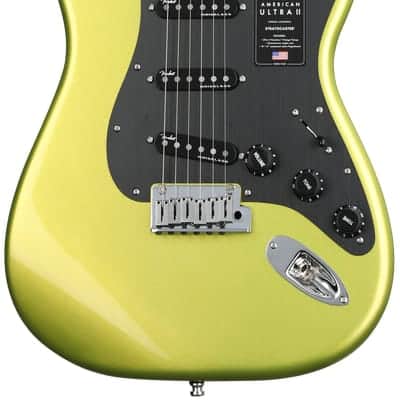 Fender American Ultra II Stratocaster Electric Guitar - Solar Flare with Maple Fingerboard image 2