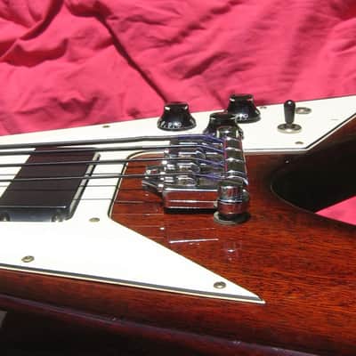 Gibson Epiphone FLYING V BASS GUITAR 1998 BROWN one off custom factory color, 51st & ONLY ONE made! image 14