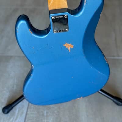 Fender Custom Shop 64 Jazz Bass Guitar Relic 2023 - Lake Placid Blue image 17