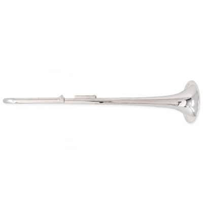 S.E. Shires Q15S Professional Eb/D Trumpet in Silver Plate SN Q8431 image 6