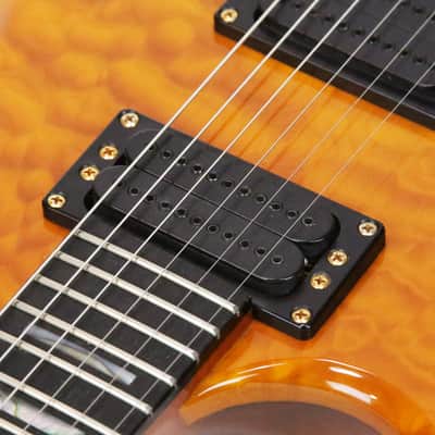 1992 Carvin DC400 Left-Handed Vintage Kiesel M22 Pickups Kahler LH Lefty Quilted Maple KOA Wood Custom Ordered Rare Electric Guitar w/ Orig. OHSC Tweed Case image 8