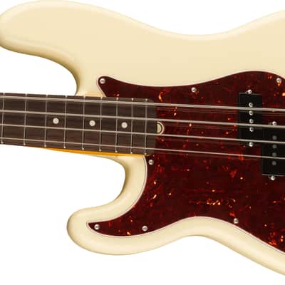 FENDER - American Professional II Precision Bass Left-Hand  Rosewood Fingerboard  Olympic White - 0193940705 image 4