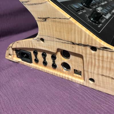 Moog Sub Phatty & Little Phatty or Stage2 replacement side panels."Aqua Timber Chestnut"MasterGrade and 3A. Polyester gloss finish. image 5