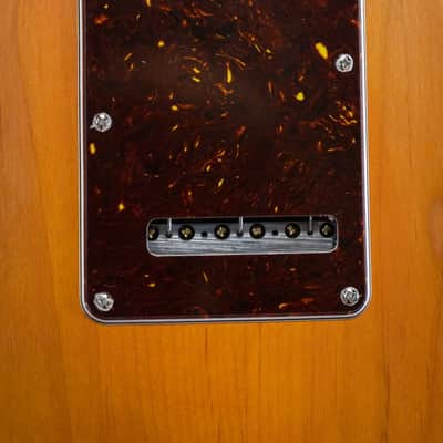 Fender Michael Landau Coma Stratocaster - Coma Red with Vintage-Style Navy Blue Hardshell Case - Demo image 9