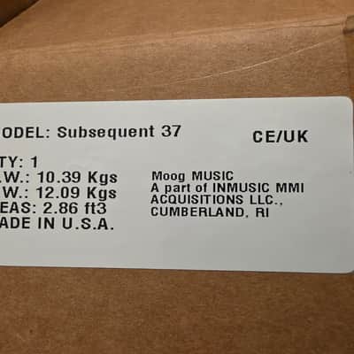 Moog Subsequent 37 Analog Synth - Black image 7