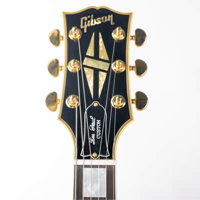 Gibson Les Paul Custom W/Carmelita Neck Ebony VOS GH, Ebony | Demo image 7