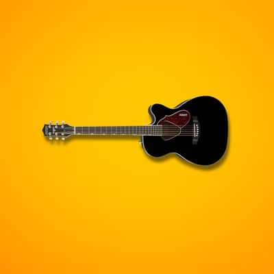 Gretsch G5013CE Rancher Junior Cutaway Acoustic Electric Guitar (Black) Bundle image 6