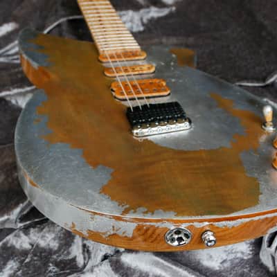Build to order GB Liuteria Boutique Plié 6 string silver leaf relic edition image 22