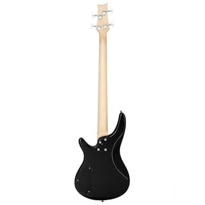 Glarry GIB 4 String Full Size Electric Bass Guitar SS pickups and Amp Kit - Black image 7