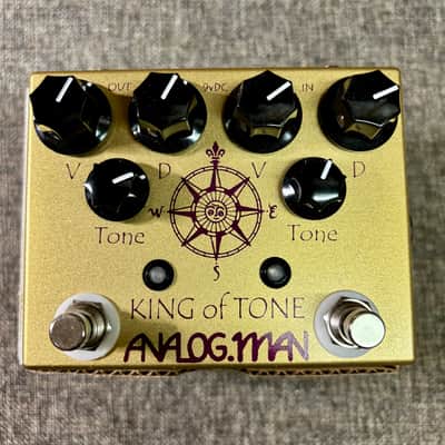 Analogman King of Tone V4 with Red Side High Gain Option | Reverb