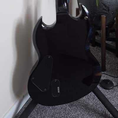 ESP LTD Viper 1000 Deluxe 2010 - Black Flamed image 3