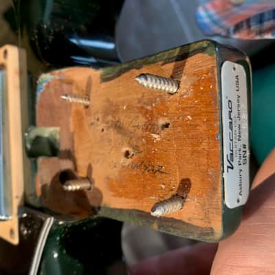 Kramer / Vaccaro Body Green Mahogany String Through Prototype image 5