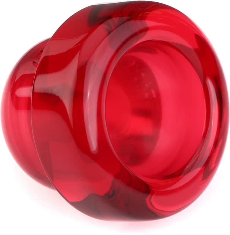Pickett Acrylic Trumpet Mouthpiece Top - 3C Transparent Sweet Raspberry image 1