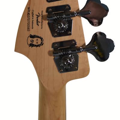 Squier Frank Bello (Anthrax) Electric Jazz Bass – Used - Black image 4