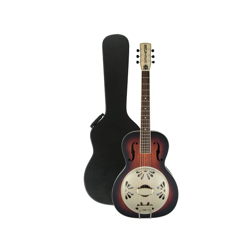 Gretsch 6-String Acoustic-Electric Resonator Guitar (Sunburst) with Hard Case image 1