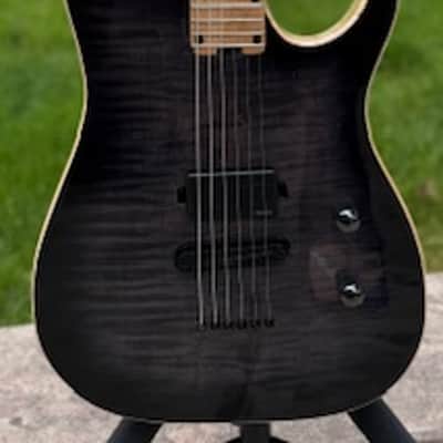 custom built Ibanez style guitar Ibanez/ESP E 2025 - Black nitro image 1