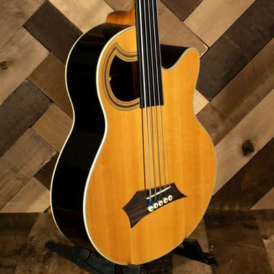 Warwick 2013 Rockbass Alien Standard Fretless 5 String Bass Guitar - Used image 5