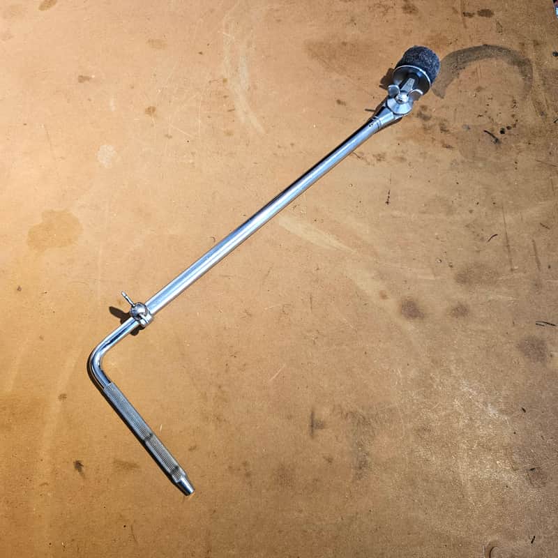 Ludwig Bass Drum Mounted Cymbal Arm - Telescoping L Arm 1960s image 1