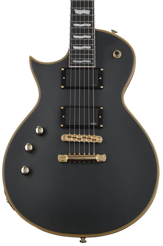 ESP LTD EC-1000 Left-handed Electric Guitar - Vintage Black image 1