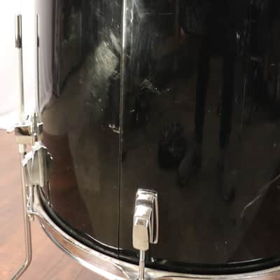 Tama Swingstar 16X18" Floor Tom Drum Vintage 1980's MIJ Black image 7