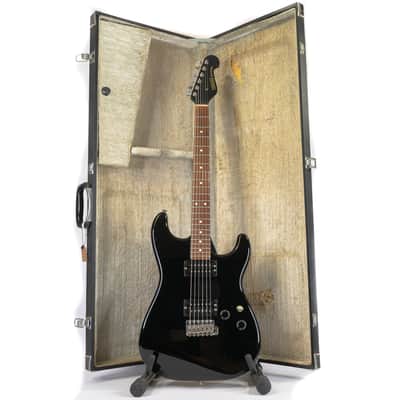 Mid 90s Yamaha STH-400R Super Strat Black w/ Hardshell Case, Humbuckers image 3