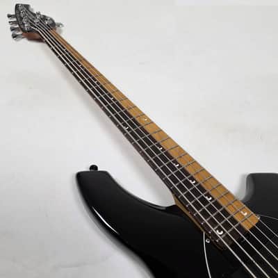 Ernie Ball Music Man John Myung Bongo HH 6-String Bass Black w/ Gator Bag 8.56lbs S08050 image 15