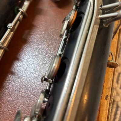 Selmer Vintage Paris Bb Bass Clarinet to Low Eb - Grenadilla Wood image 5