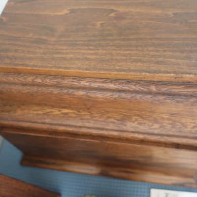 Vintage 1915 Edison Amberola Model 30 Cylinder Phonograph Dark Oak Motor Winds And Runs Works Great 10 Cylinders Original Poster & Brochure Amazing Condition Very LOUD! Wind Up No Electricity Needed Conversation Piece & Work Of Art! image 14