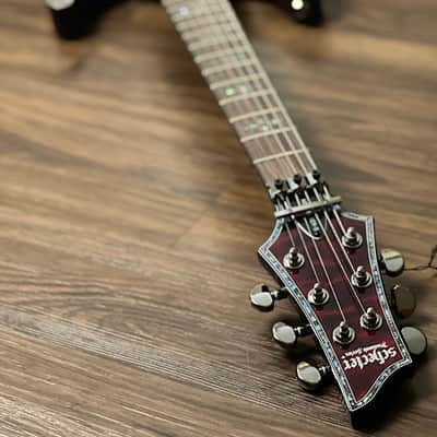 Schecter Hellraiser C-1 FR S BCH in Black Cherry image 6