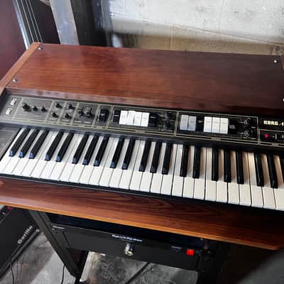 Korg Lambda ES-50 48-Key Polyphonic Synthesizer 1979 - 1982 - Black / Wood image 2