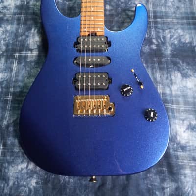 MINT!! Charvel Pro-Mod DK24 HSH 2PT CM Caramelized Maple Neck Mystic Blue 7.4lbs! / Authorized Dealer SAVE image 4
