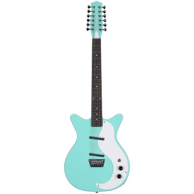 Danelectro 59 Electric Guitar, 12-String, Aqua image 3