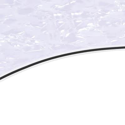 Vintage 5-Hole Tele Pickguard 4 Ply Electric Guitar Pickguard Scratch Plate for USA/Mexican Vintage Style Fender Tele Telecaster JT/HB-18 White Pearl image 3